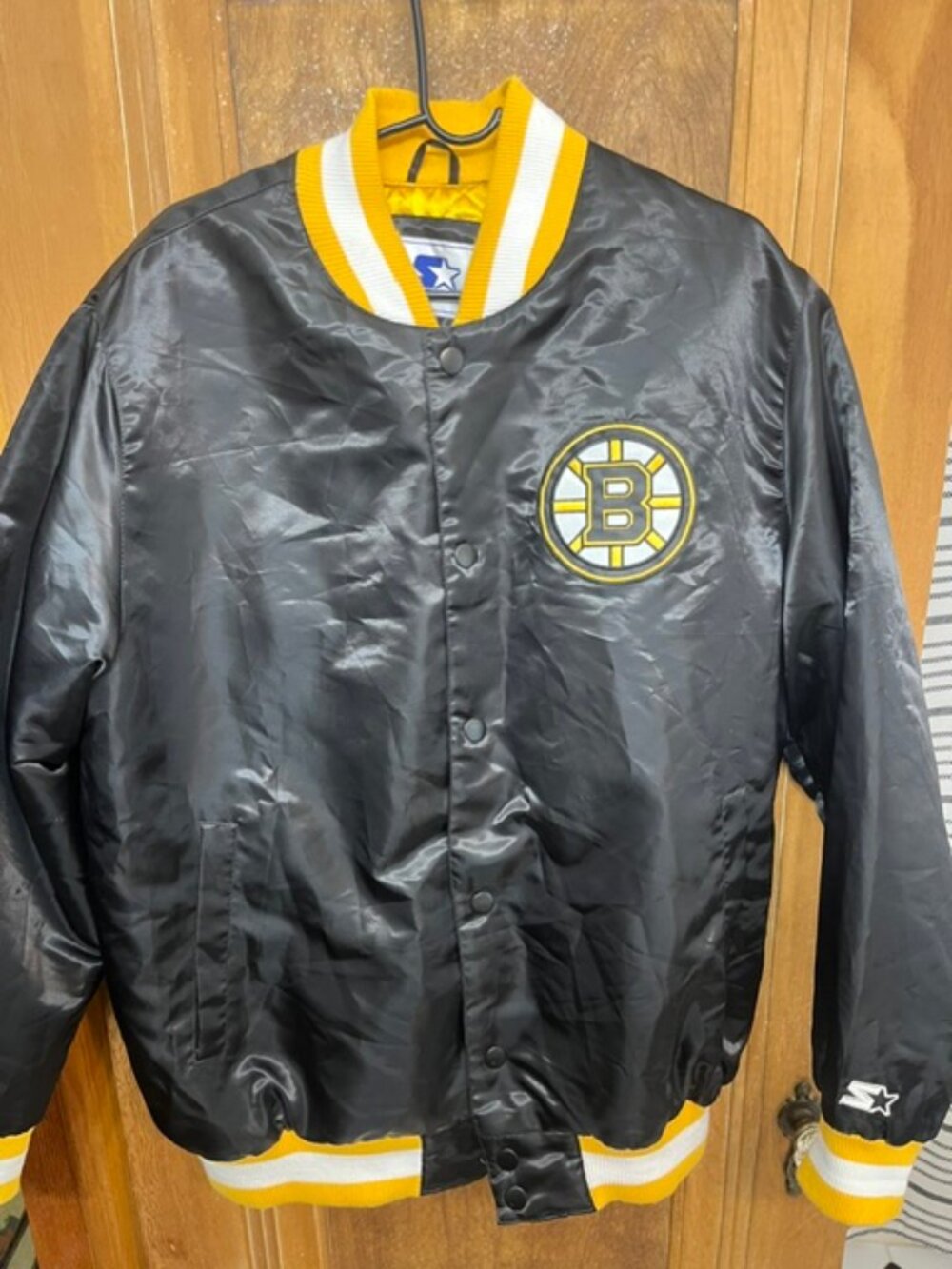 Boston Bruins Starter Jacket Size XL Bomber Jacket